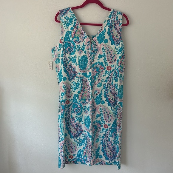 Fresco Paisley Sheath Dress - Picture 9 of 9